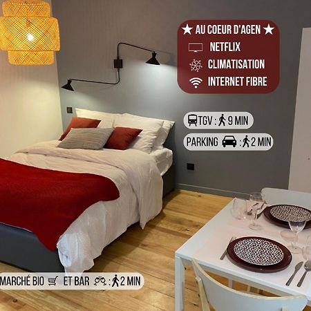 Appartement Le Charme - Au Coeur d'Agen - Self Checkin - Wifi - Netflix - Smart TV - Luqs fr Extérieur photo
